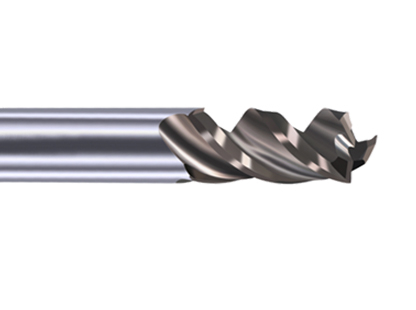 加長高速高硬鋁用三刃平底銑刀
